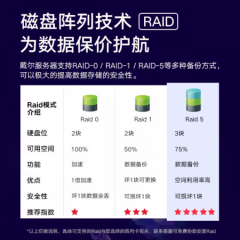 联想 SR588服务器2U机架式国产机型AI算力1颗银牌4210R16GB内存2*2TB硬盘
